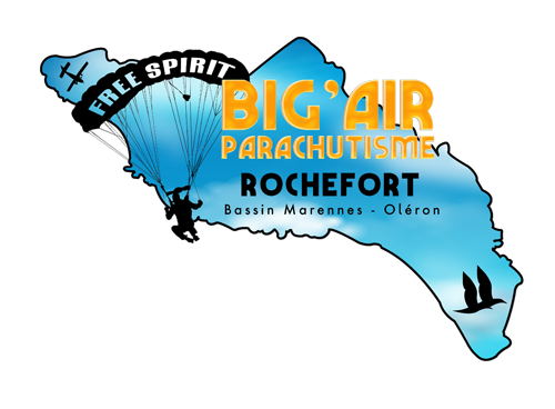 Logo Big'Air Parachutisme Rochefort 2021